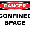 Danger CONFINED SPACE