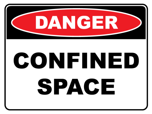 Danger CONFINED SPACE