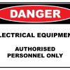 Danger Electrical Equipment