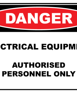 Danger Electrical Equipment