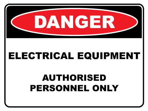 Danger Electrical Equipment