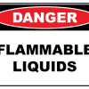 Danger Flammable Liquids