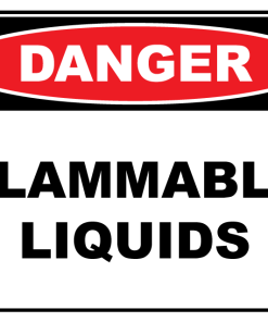 Danger Flammable Liquids