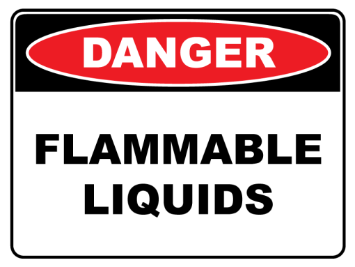 Danger Flammable Liquids