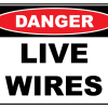 Danger Live Wires