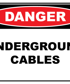 Danger Underground Cables