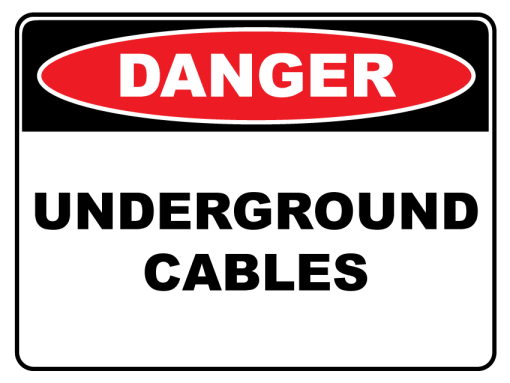 Danger Underground Cables