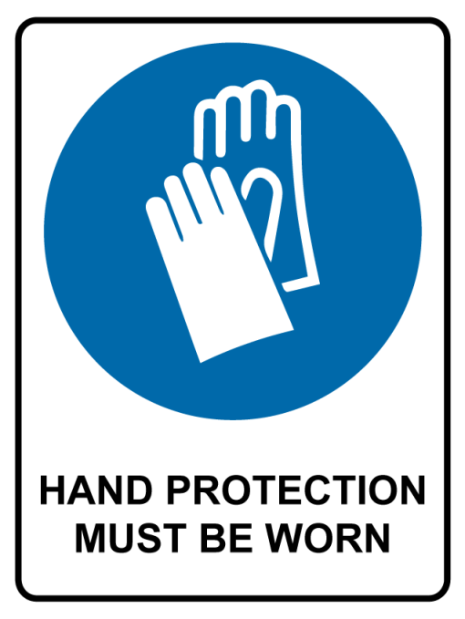 Mandatory Hand Protection