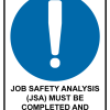 Mandatory Job Safety Analysis