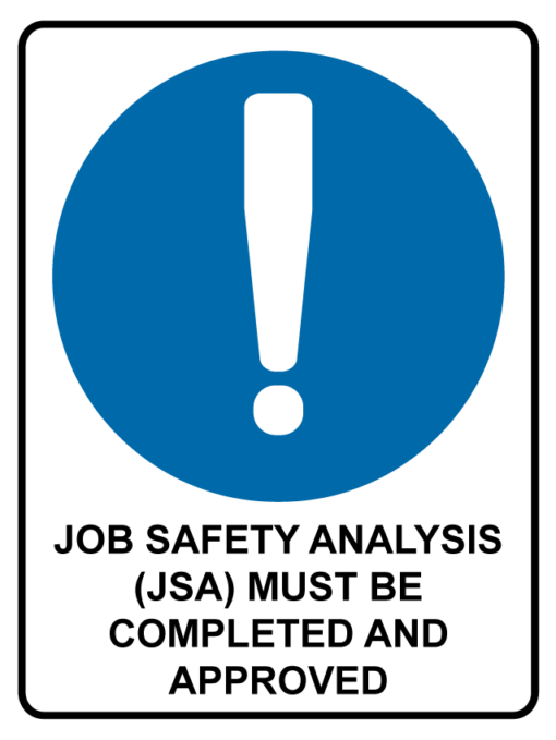 Mandatory Job Safety Analysis