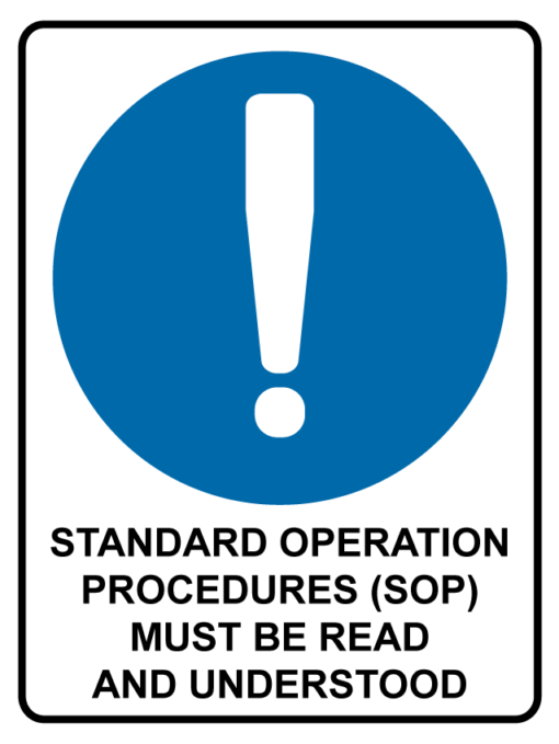 Mandatory Standard Operation Procedures