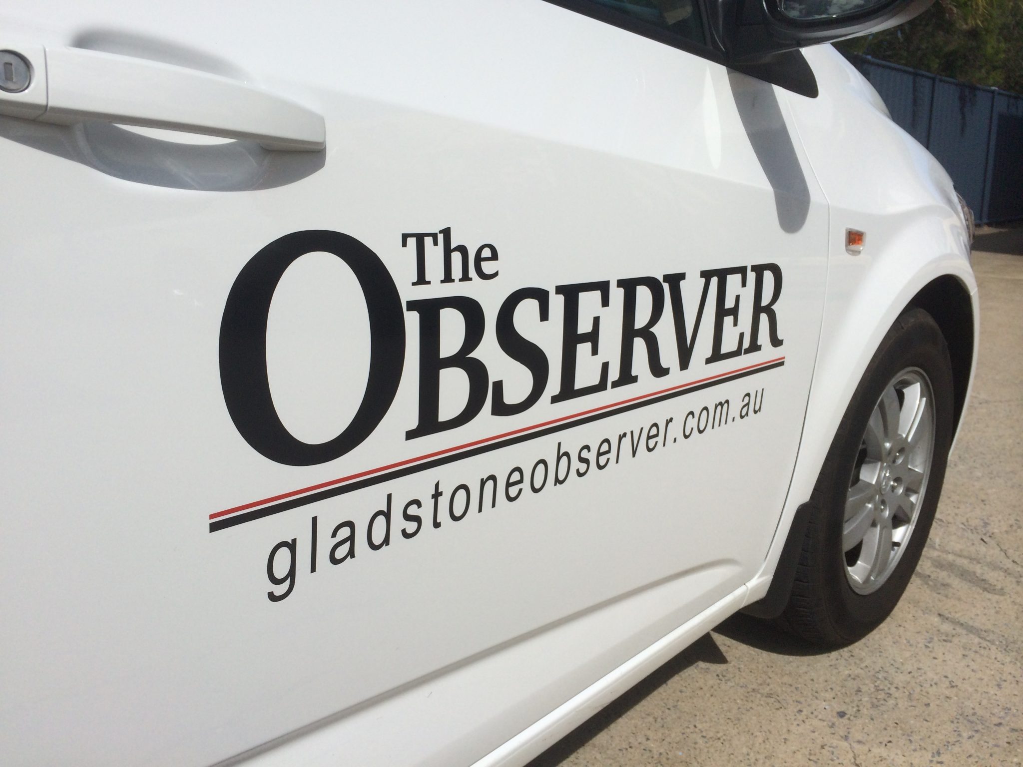 The Gladstone Observer - Vehicle Decals