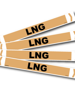 Pipe Marker - LNG (pack of 10)