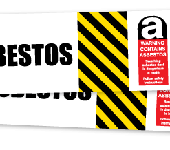 Asbestos Present Sticker
