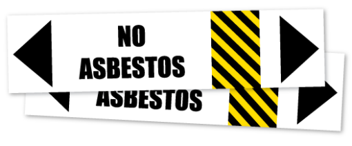 No Asbestos Present Sticker