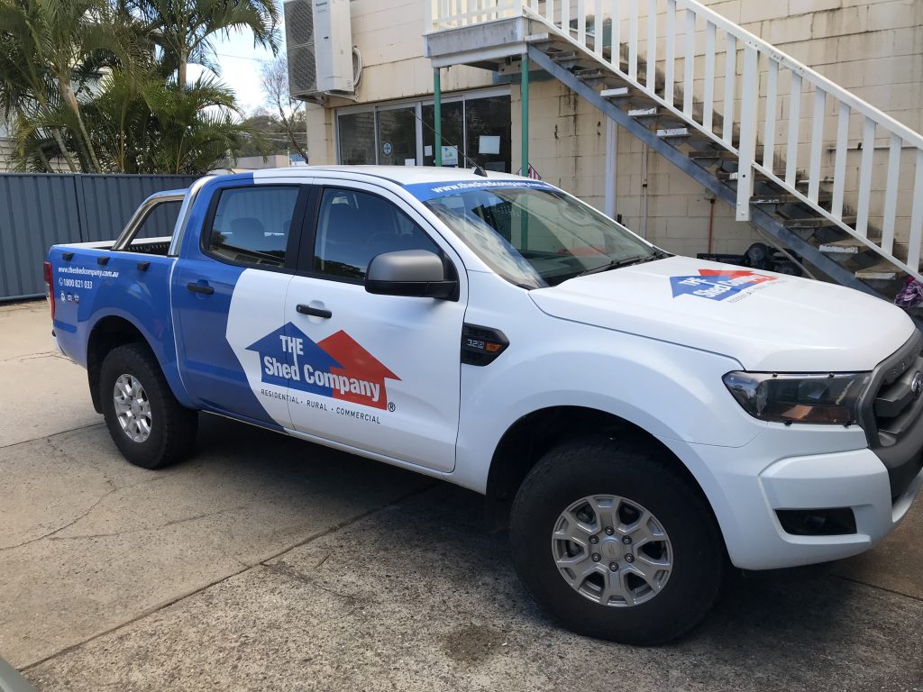 The shed company car