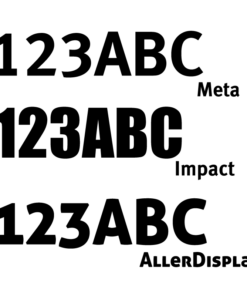 Font choices
