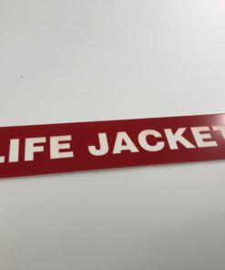 engraved plastic boat label