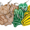 Aussie summer keyrings