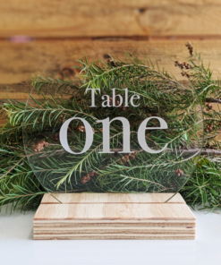 Circle table number