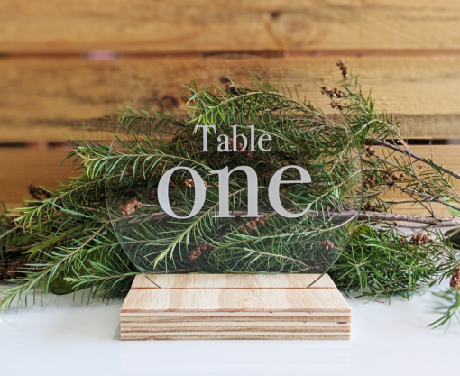 Circle table number