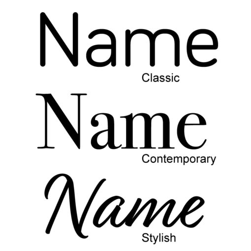 Name coasters