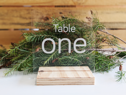 Square table number