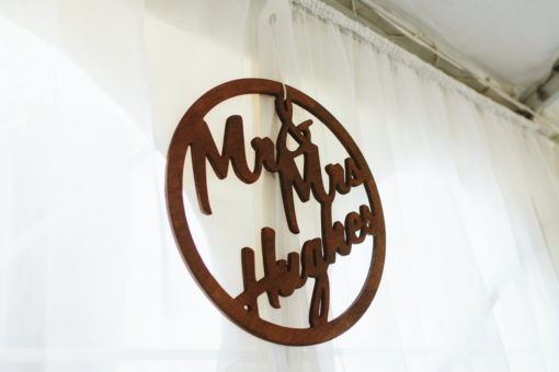 Wooden wedding hoop - Image 2