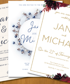 wedding invitation pack