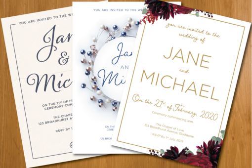 wedding invitation pack