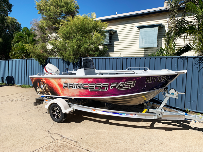 Princess Pasi Boat wrap