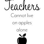 Live on apples alone
