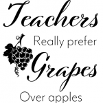 Really prefer grapes