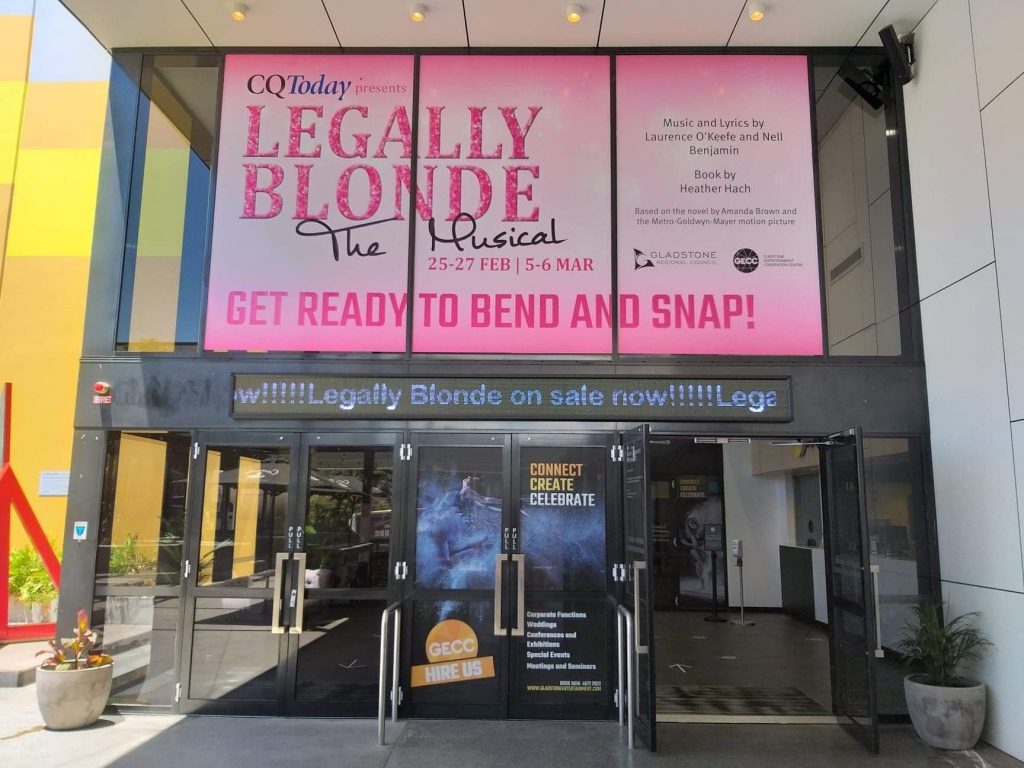 Legally blonde window