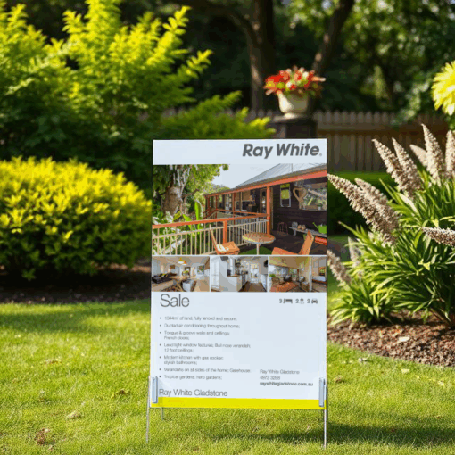 Real Estate Corflute Sign